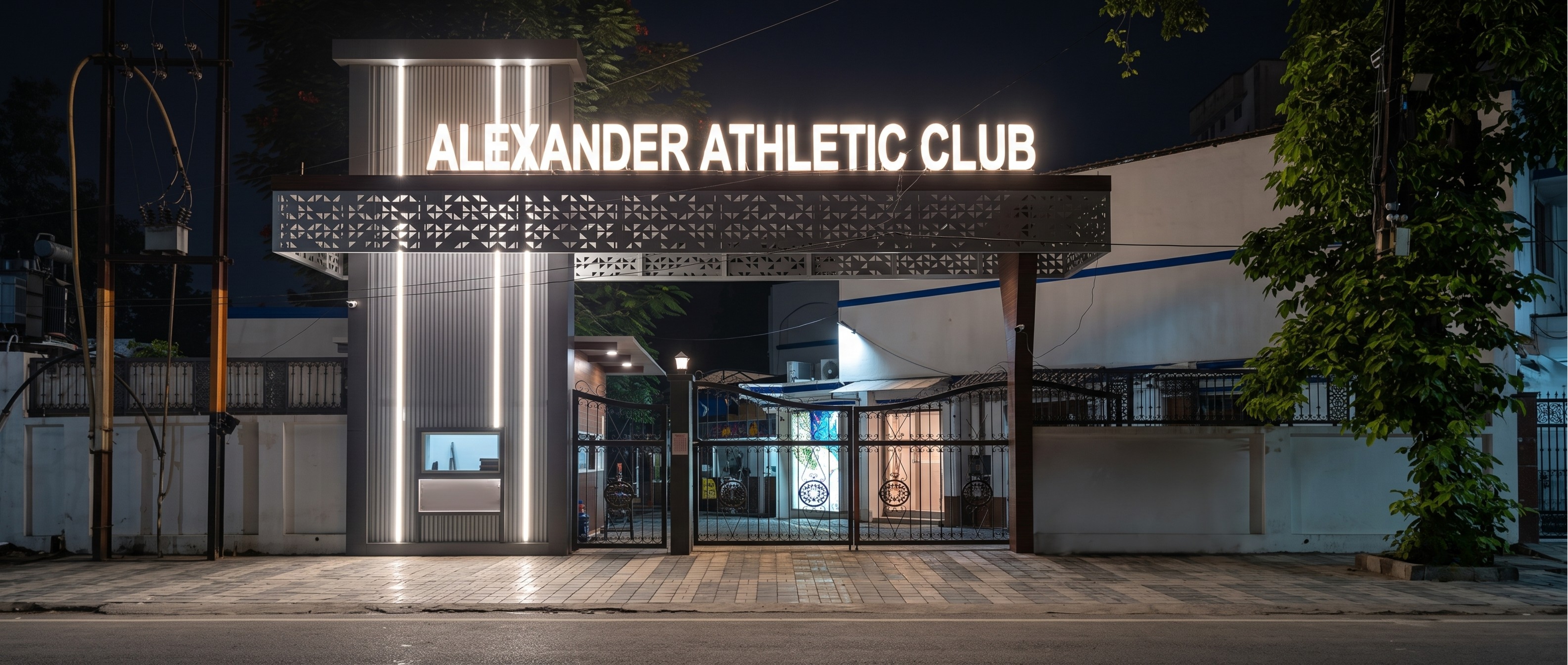 Alexander Athletic Club Main Building at Court Complex Meerut